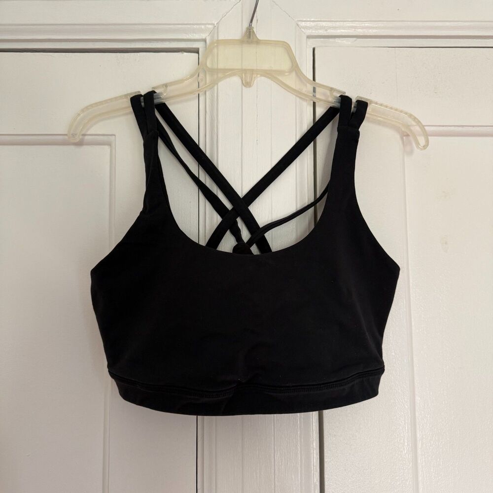 LULULEMON Energy Bra Size 12 Black